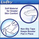 LivDry Incontinence Booster Pads - 20 Count Pack