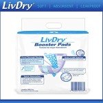 LivDry Incontinence Booster Pads - 20 Count Pack