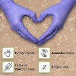 Biodegradable Disposable Nitrile Gloves - 150 Count