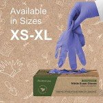 Biodegradable Disposable Nitrile Gloves - 150 Count