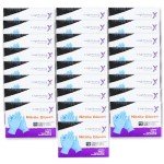 Blue Nitrile Gloves - 100 Individually Packed Pairs