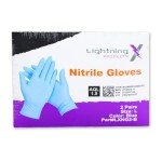 Blue Nitrile Gloves - 100 Individually Packed Pairs