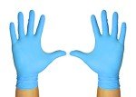 Blue Nitrile Gloves - 100 Individually Packed Pairs