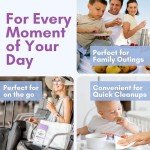 Nurture XL Antibacterial Body & Hand Wipes