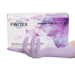 Finitex Purple Nitrile Disposable Gloves - 100 Pack
