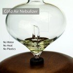 Aromatherapy Diffuser - Premium Wood & Glass Nebulizer