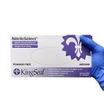 KingSeal Large Medical Grade Nitrile Exam Gloves