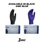Indigo XL Nitrile Disposable Gloves - Case of 1000