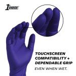 Indigo XL Nitrile Disposable Gloves - Case of 1000