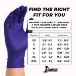 Indigo XL Nitrile Disposable Gloves - Case of 1000