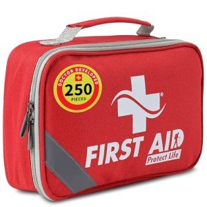 Comprehensive 250-Piece First Aid Kit for All