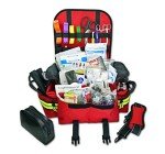 Lightning X Trauma Bag with First Aid Supplies (Red)