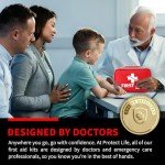 Comprehensive 250-Piece First Aid Kit for All