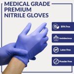 Klex Lavender Nitrile Exam Gloves - XL 1000 Count