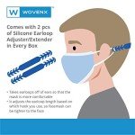 Wovenx ASTM Level 3 Blue Pleated Face Masks - 50 Pack