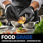 Supmedic Black Nitrile Exam Gloves - Medium, 1000 pcs