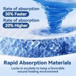 Dimora Silicone Super Absorbent Adhesive Dressings - 10 Pack