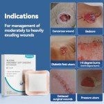 Dimora Silicone Super Absorbent Adhesive Dressings - 10 Pack