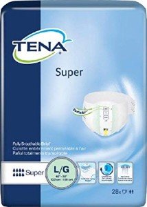 TENA ProSkin Super Adult Incontinence Briefs, Heavy Absorbency