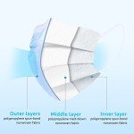 Disposable 3-Ply Earloop Face Masks - 50PCS