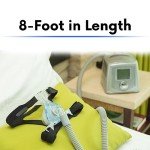 BISTRAS Made in USA - 8 Foot Universal CPAP Tubing - Compatible with All Major CPAP, BiPAP and Most Machines (1 Pack)