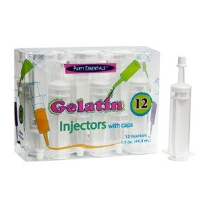 Gelatin Shot Syringe Injectors, 12 Count