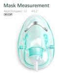 2 Pack Adult Oxygen Masks with 6.6' Tube