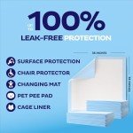 Disposable Underpads 36x36 - 50 Pack Absorbent