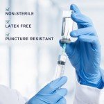 Large Disposable Nitrile Exam Gloves - 100 Count