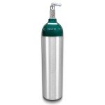 Portable Aluminum D Size Medical Oxygen Cylinder