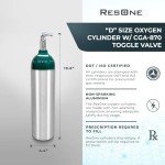 Portable Aluminum D Size Medical Oxygen Cylinder