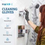 Grey Disposable Nitrile Gloves Small - 50 Count