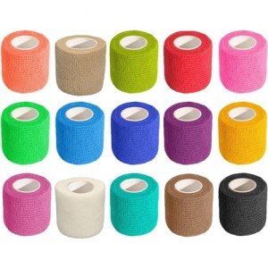 Self-Adhesive Bandage Wrap Roll - 15 Colors