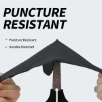 Disposable Black Vinyl Exam Gloves - Small Box (100)