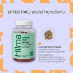 Hilma Prebiotic Fiber Gummies for Gut Health, 60 Count