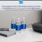 Snugell Distilled Water for CPAP Machines (12-Pack)