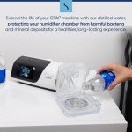 Snugell Distilled Water for CPAP Machines (12-Pack)