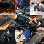 Dr. GreenPanda 1000pcs Black Nitrile Gloves