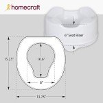 Homecraft Savanah 6" Elevated Toilet Seat