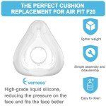 Replacement Set for F20, Includes Cushion (L), Strap, Frame & Clips in One Pack (No Elbow), Reliable Seal & Softer Fit Replacement Supplies by Everness