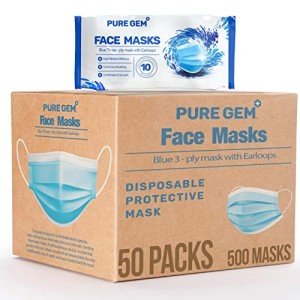 Bulk Pack of 500 Soft Disposable Face Masks
