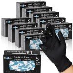 Disposable Nitrile Gloves, Latex-Free, Small, 1000 Count