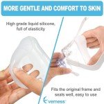 Replacement Set for F20, Includes Cushion (L), Strap, Frame & Clips in One Pack (No Elbow), Reliable Seal & Softer Fit Replacement Supplies by Everness