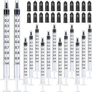 Gufastoe 1ml Syringes with Caps - 150 Pack