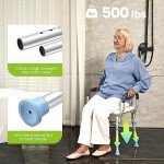 OasisSpace Adjustable Shower Chair for Seniors and Disabled