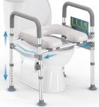 Toilet Seat Risers with Handles for Seniors