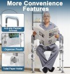 Toilet Seat Risers with Handles for Seniors