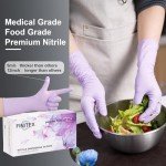Nitrile Disposable Gloves - Purple, 100 Count
