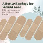 Eco-Friendly Bamboo Fabric Bandages - 75 Count