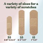 Eco-Friendly Bamboo Fabric Bandages - 75 Count